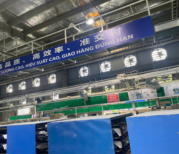 Thi công lắp đặt hệ thống làm mát cty MIDEA KCN Visip 1, Bình Dương
